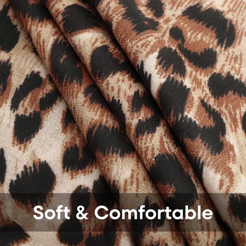 Alricc Cheetah Pillow Covers 18x18 Set of 2 Brown Leopard Throw Pillow Covers Soft Decorative Couch Pillow Covers for Home Living Room Bedroom