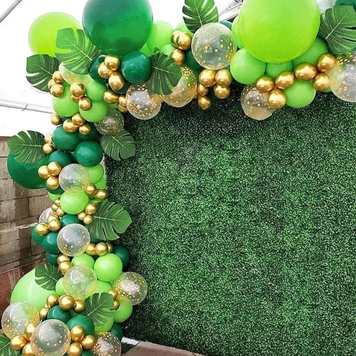 Awenztech Green Balloon Arch Kit - 120pcs Latex Balloons in Various Sizes for Birthday & Baby Shower Decor