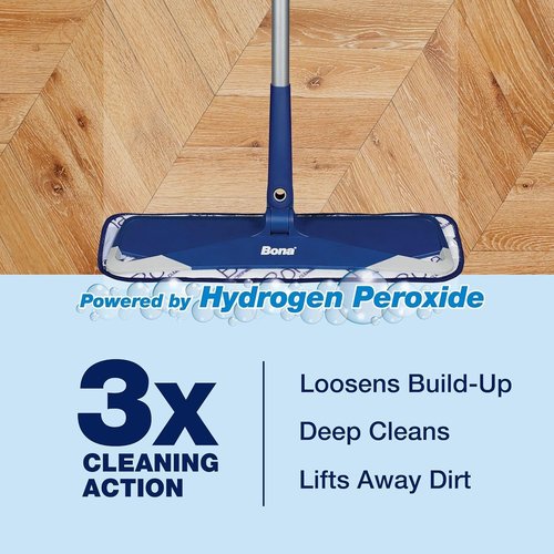 Bona PowerPlus Hardwood Floor Cleaner Spray - 32 Fl Oz - Oxygenated & Residue-Free Formula