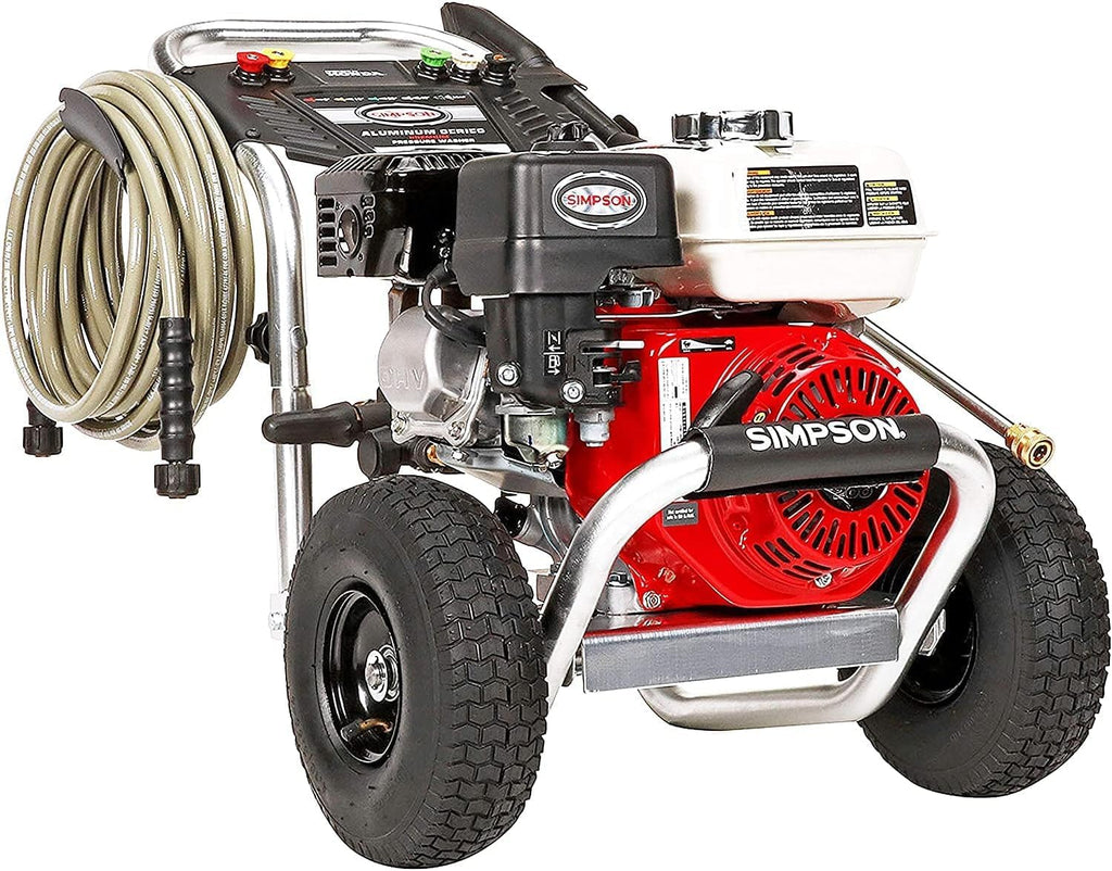 Simpson 3600 PSI Gas Pressure Washer - 2.5 GPM Commercial Power with Honda GX200 Engine & 35' Hose