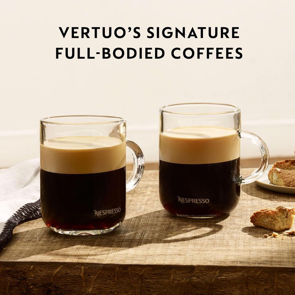 Nespresso Vertuo Stormio Dark Roast Coffee Capsules - 30-Count Pods for 7.8oz Brews (Pack of 2)