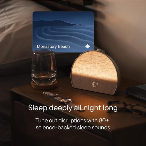 Hatch Restore 3 Sunrise Alarm Clock - Smart Sound Machine & Light for Screen-Free Sleep (Putty)