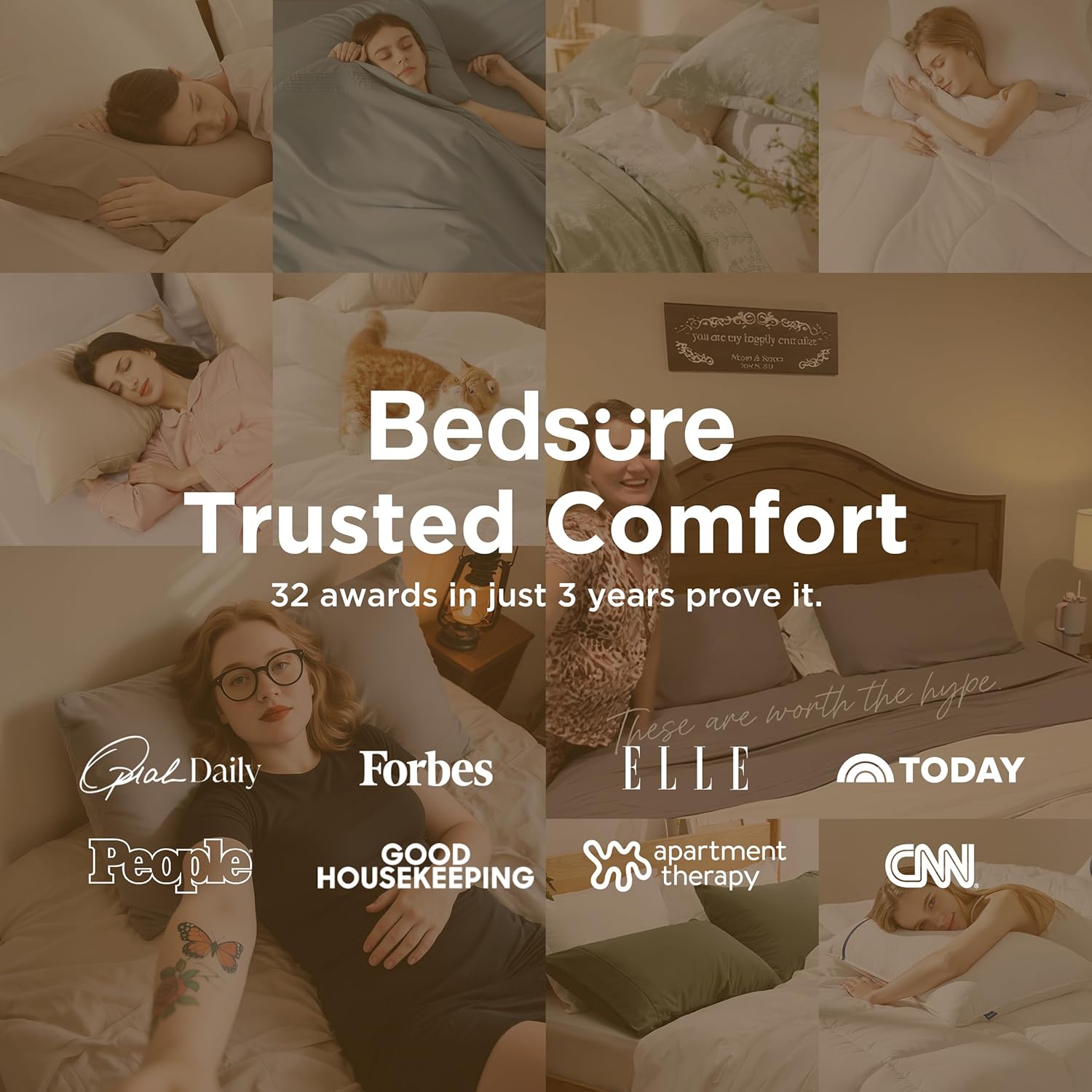 Bedsure Pillow Cases - Super Soft Dark Grey Brushed Microfiber Set of 2 | Standard Size 20x26 Inches