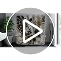 Riyidecor Black and Gold Marble Shower Curtain 72"x72" with Hooks