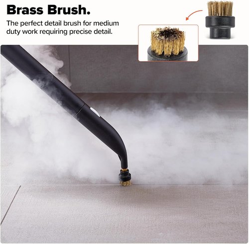 Dupray Small Brushes - Versatile Brass, Horsehair, Nylon & Stainless Steel Cleaning Accessories | Ideal for Grout, Tile, Oven, Car, BBQ, Kitchen & Bathroom (10 Assorted Brushes)