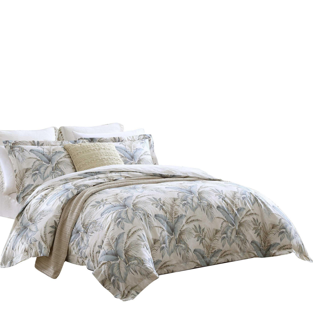Tommy Bahama - King Duvet Cover Set, Cotton Bedding with Matching Shams & Button Closure, Super Soft Bedding Set (Bakers Bluff Blue, King)