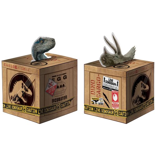 Jurassic World Into the Wild Paper Centerpiece Decorating Kit (2 Pcs) - Party Decor for Dino-Lovers of All Ages - Perfect for Birthdays, Celebrations & Events