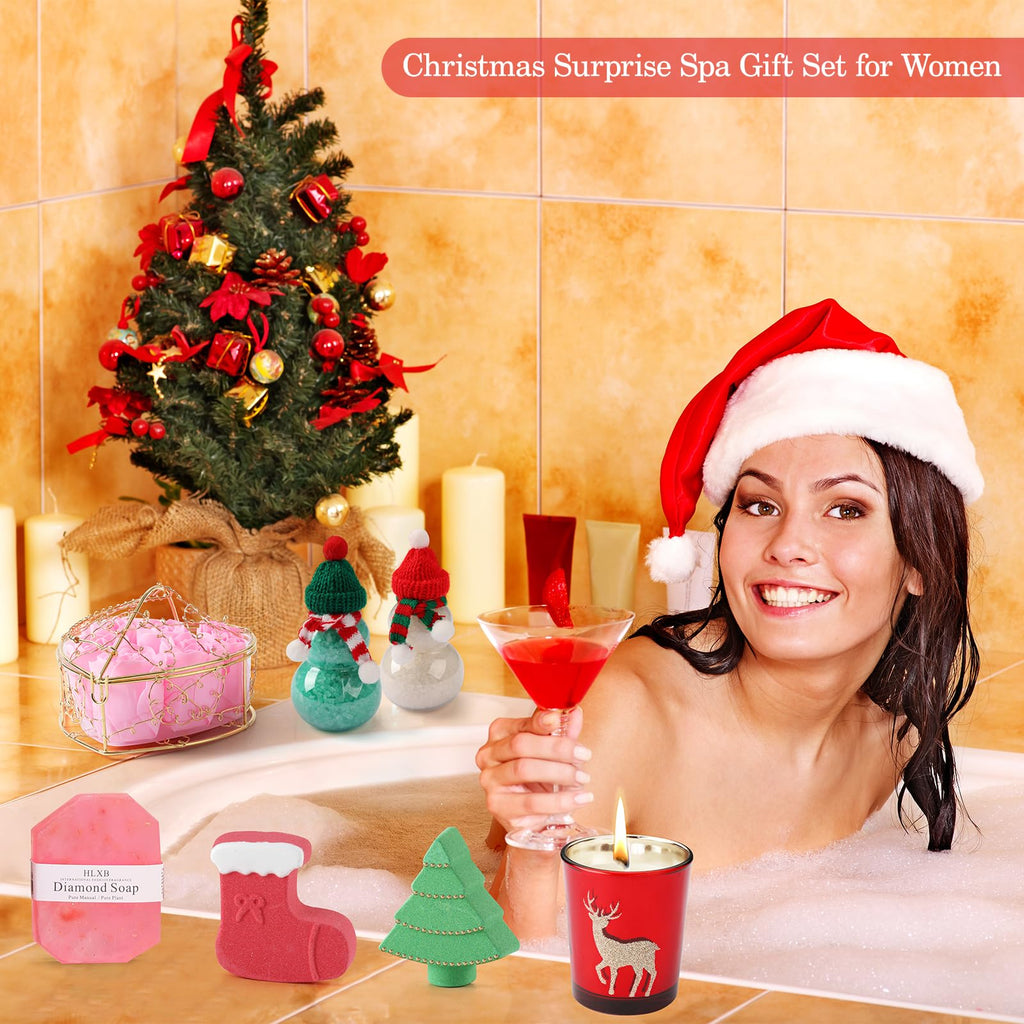 Christmas Gifts for Women, Christmas 24 Pieces Beauty Fashion and Jewelry Bath Sets for Adult, Mom, Sister, Girl. Advent Calendar 2025 for Adult Women, Surprise Gift Baskets for Wife, Sister, Girls