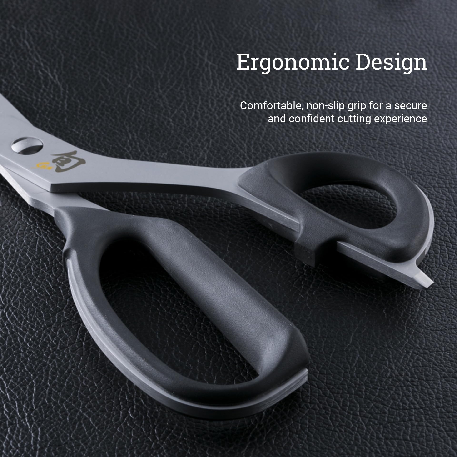 Shun Kitchen Shears, 22.6 cm, Heavy Duty Cooking Scissors, Durable 420J2 Stainless Steel, Detachable Blades for Easy Cleaning, Multi Purpose Kitchen Shears for Professional and Home Chefs