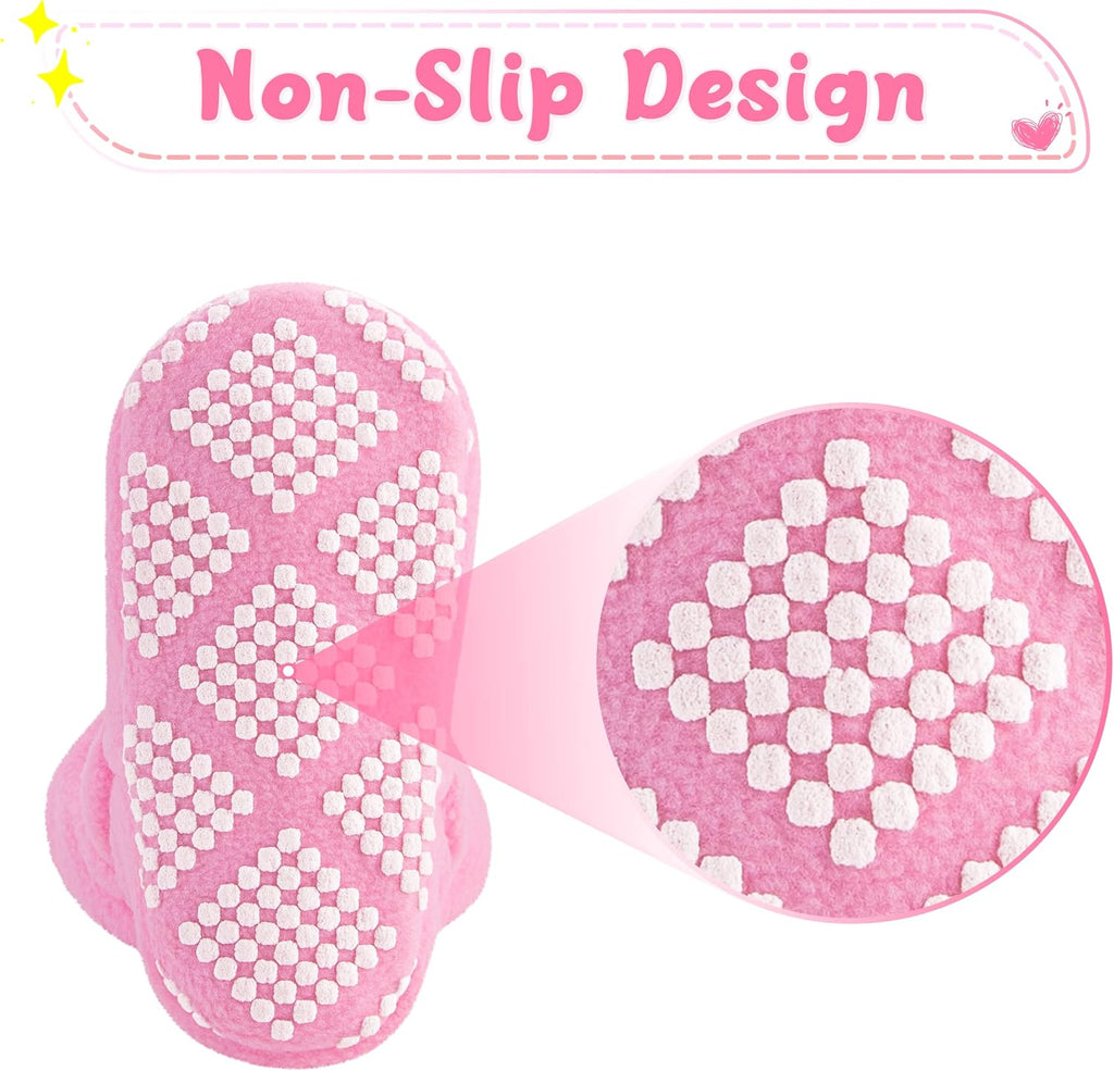 Pro Goleem Fleece Baby Booties - Warm, Cozy Slippers with Non-Slip Design | Unisex Newborn Gifts