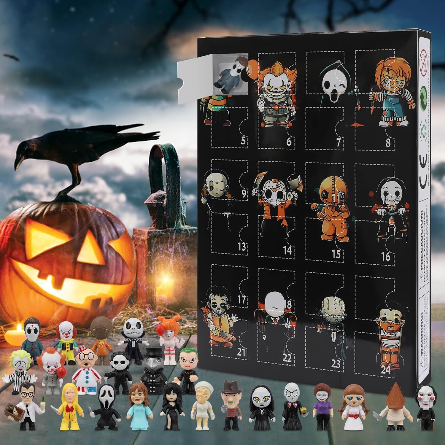 Regine Switzerland Halloween Advent Calendar 2025 - Countdown with 24 Classic Doll Collectibles