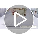 Standard Cotton Waterproof Pillow Protector with Zipper - 2 Pack