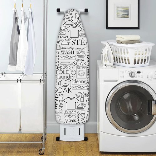 Extra Thick Ironing Board Cover and Pad, 15x54 Ironing Board Cover, Resist Scorching and Staining,Elastic Edges,Art of Life Iron Sew Laundry Wash