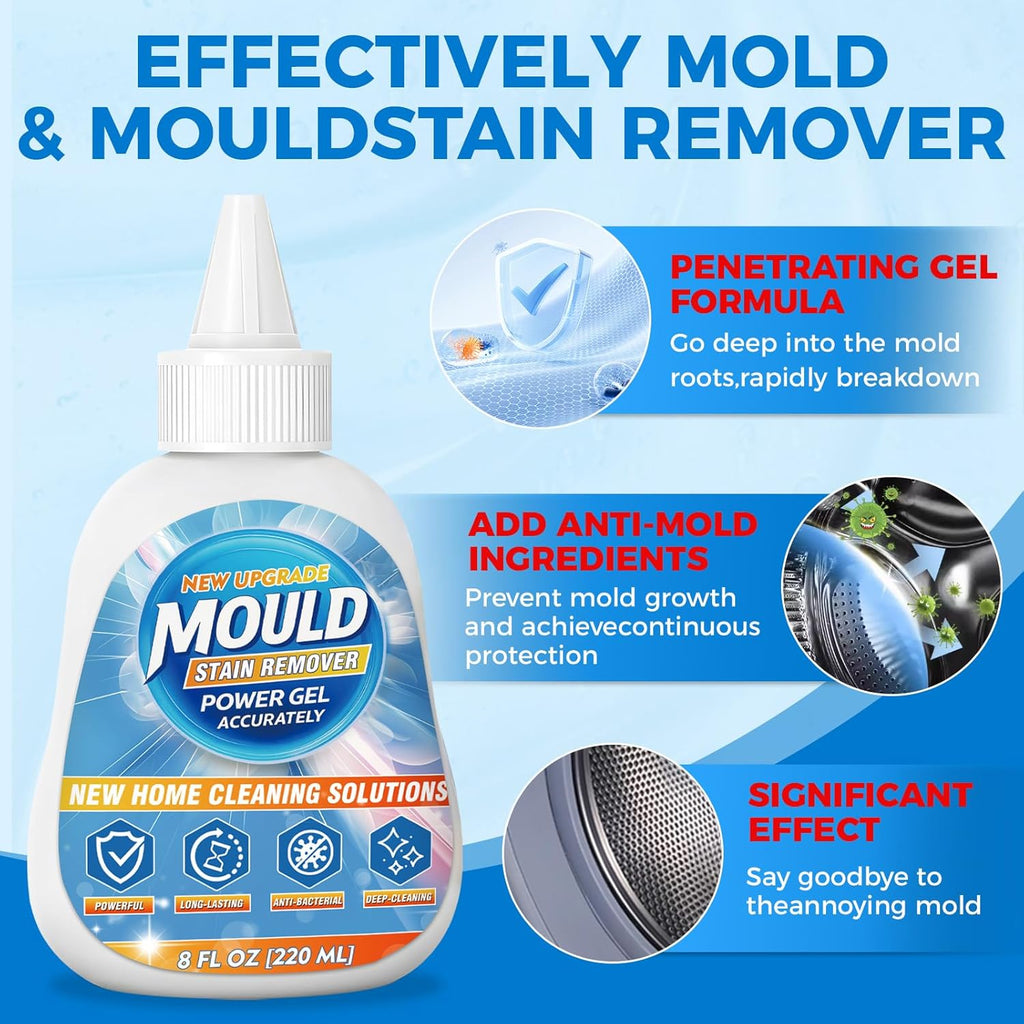 Regine Switzerland Mold Stain Remover Gel - Heavy Duty Cleaner for Home & Bathroom | 8 Fl Oz
