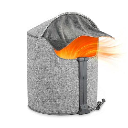 Under Desk Heater, Quiet Portable Foot Warmer for Office & Home Use, Fast Heating Personal Space Heater Panel for Under Desk Leg Warmth, 5 Temp & 7 Timer Settings, Auto Shut Off, Ideal as a Gift
