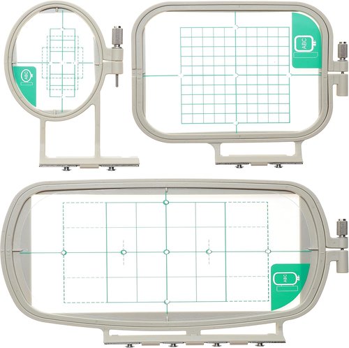 Brothread Embroidery Machine Hoop 3-in-1 Set | Compatible with Brother SE700, PE545, SE600 & More