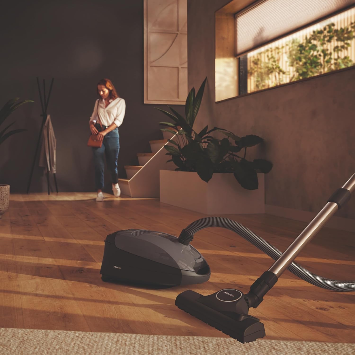 Miele Classic C1 Canister Vacuum - Pure Suction Power in Graphite Grey | Portable Household Cleaning