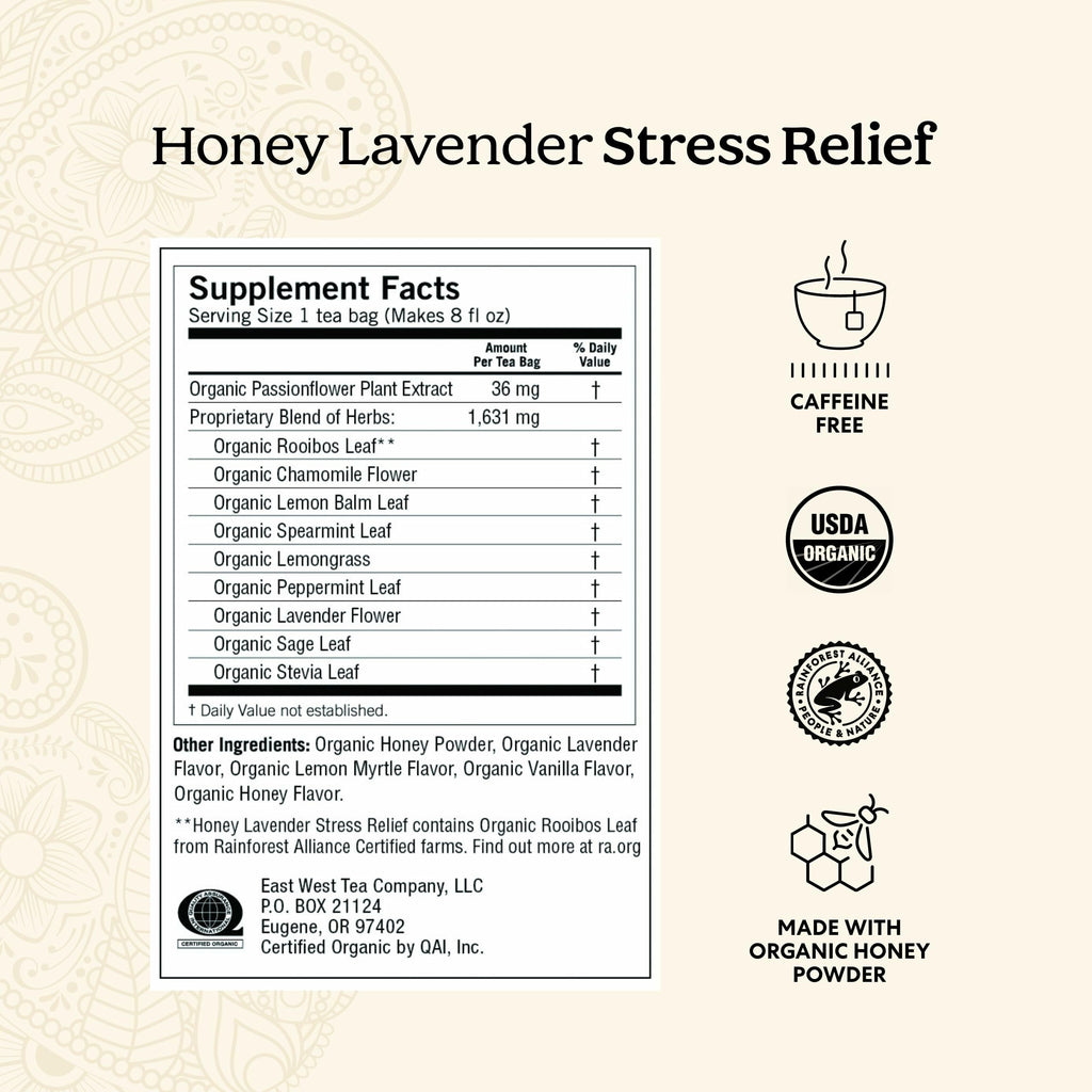 Yogi Tea Relaxation & Stress Relief Variety Pack - 16 Tea Bags per Pack (3 Packs) - Relaxing Tea Sampler - Includes Honey Lavender Stress Relief, Bedtime Tea & Comforting Chamomile
