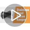 Kitchen Discovery Stainless Steel Stay Fresh Bacon Keeper - Keeps 16oz Bacon & Deli Meats Fresh