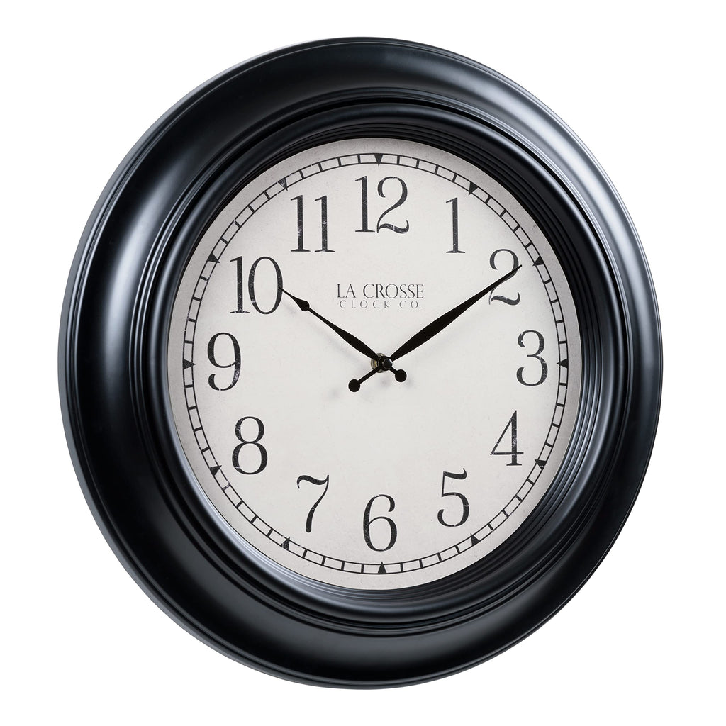 La Crosse Technology 18-Inch Rhodes Quartz Analog Wall Clock - 404-3846A