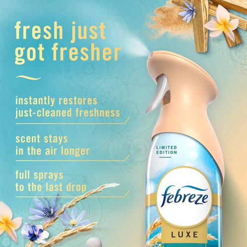 Febreze Air Mist | Odor-Fighting Room Spray Variety Pack - Lilac Sunrise, Warm Ocean Breeze, Summer Golden Hour | 8.1oz (Pack of 3)