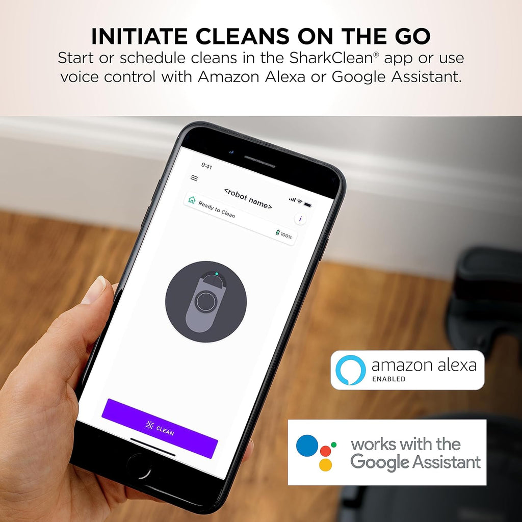 Shark AV753 ION Robot Vacuum - WiFi Connected with Tri-Brush System | 120 Min Runtime, Grey