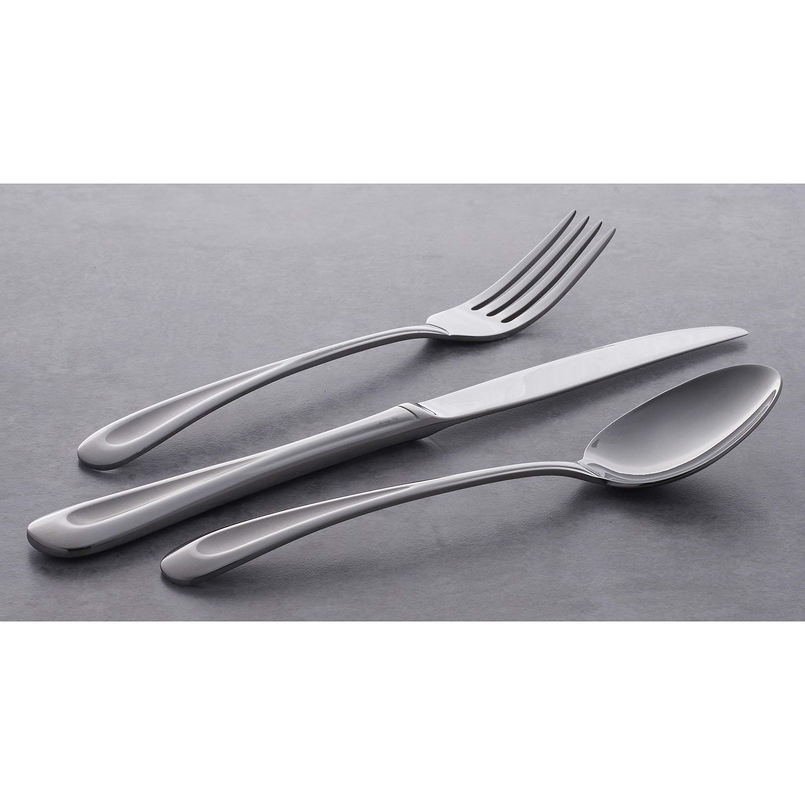 Oneida Satin Sand Dune Flatware, 45 Piece, Multi & Satin Sand Dune Everyday Flatware Teaspoons, Set of 4