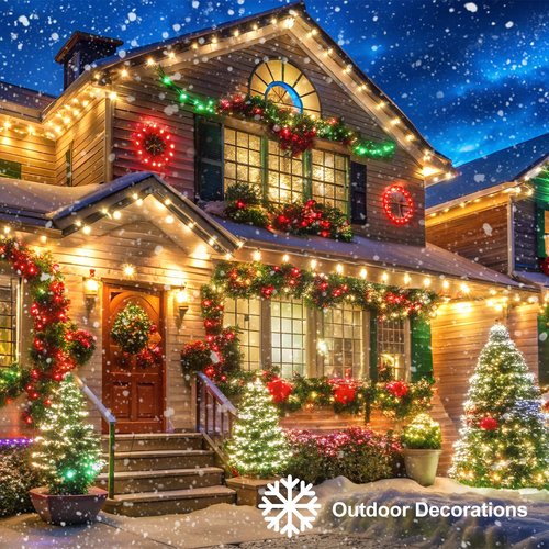 echosari 200 LED 66ft Christmas String Lights Battery Operated, Battery Christmas Lights with Remote Timer Outdoor Fairy Lights for Wreath Party Trees Decor (Warm White)