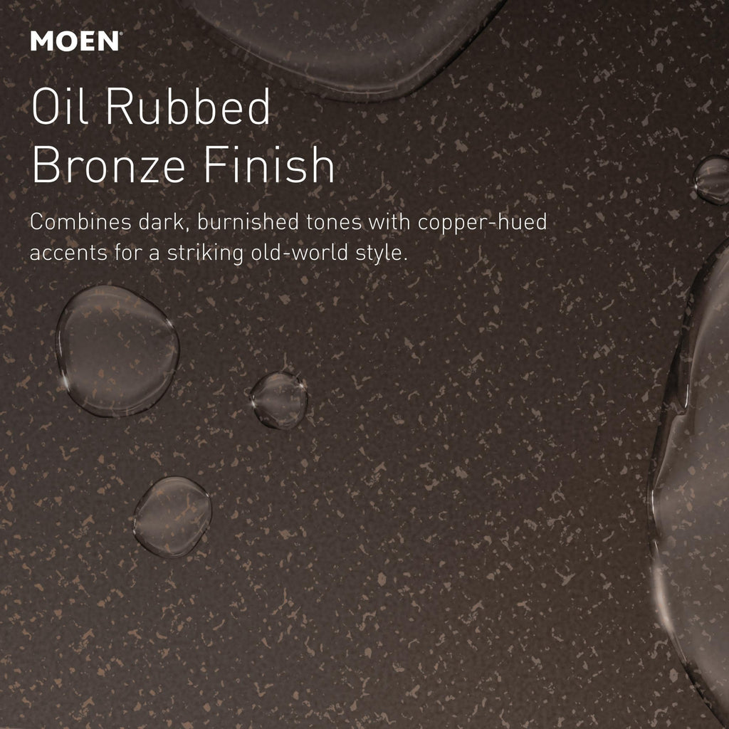 Moen Gilcrest Oil Rubbed Bronze 26-Inch x 23-Inch Frameless Pivoting Mirror, Oval Tilting Mirror for Bathroom Vanity, DN0892ORB