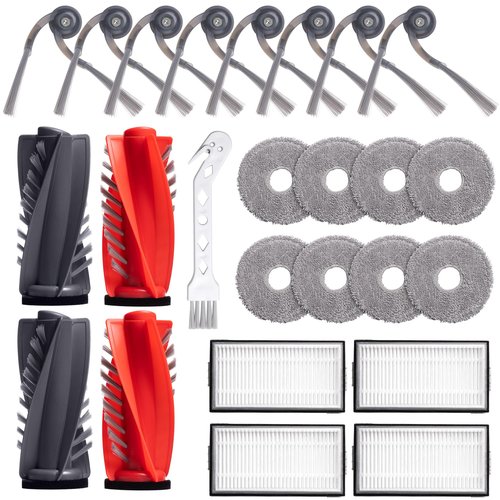 CHIKIXSON Saros 10R Replacement Parts & Accessories for Roborock Saros 10R Robot Vacuum, 24 Pack Quality Accessories for Better Cleaning Performance