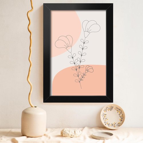 LaVie Home 5x7 Picture Frame - Classic Black Wall Display Frame with HD Plexiglas | Vertical & Horizontal Use