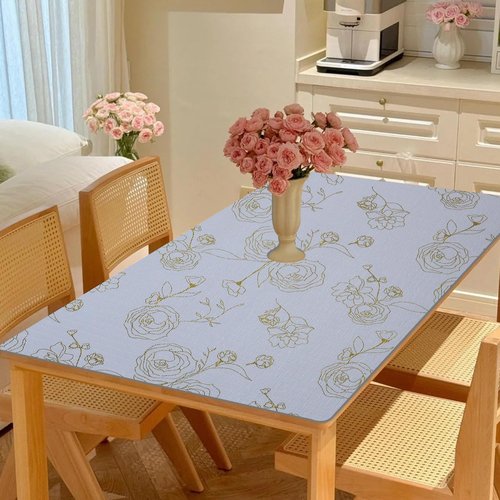 Moriah Shelf Liner Non Adhesive, Kitchen Drawer Liner Non Slip Waterproof Thickened Cabinet Protector for Bathroom Dresser Shelves Pantry(Rose,17.5'' x 30')