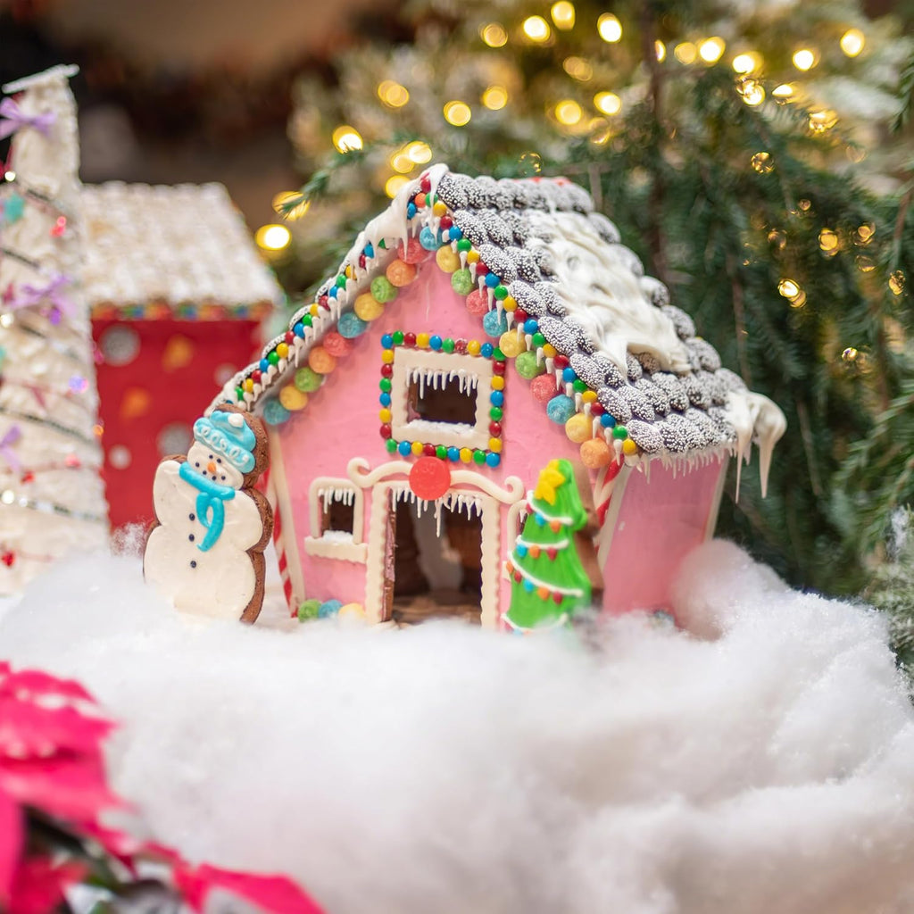 Palonu Snow Blanket - Thick White Soft Fake Snow Cover for Christmas Decor | 3 Rolls, 3 x 8 Ft