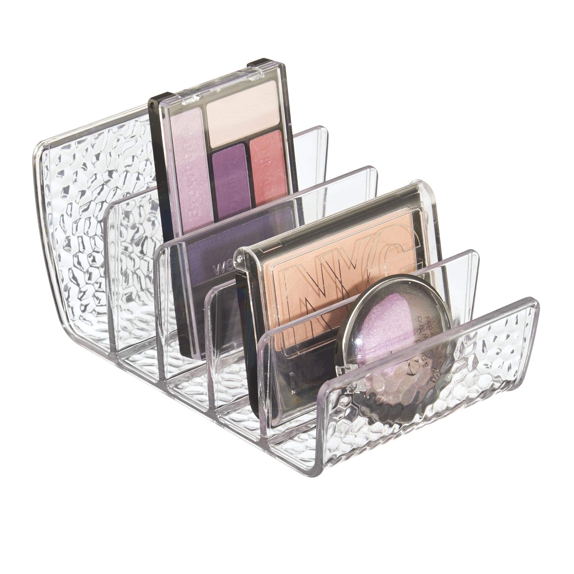 iDesign 55150M2 Rain Cosmetic Vanity Cabinet, Palette Organizer - Set of 2
