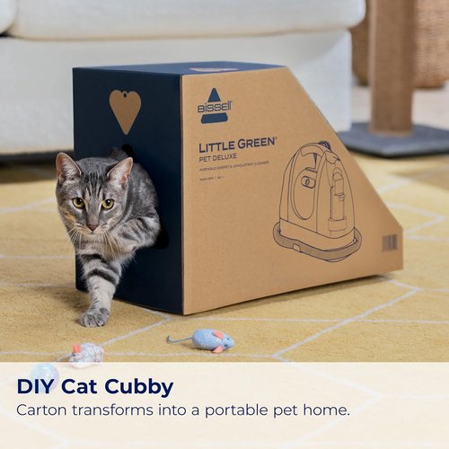 Bissell Little Green Portable Carpet Cleaner - Pet-Friendly Auto Detailer | Gray/Blue, 3353