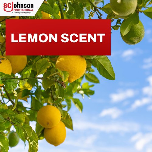 SC Johnson Professional Pledge Polish and Shine for Wood Furniture and More, Lemon Scent, 14.2 Fl Oz, Pack of 6