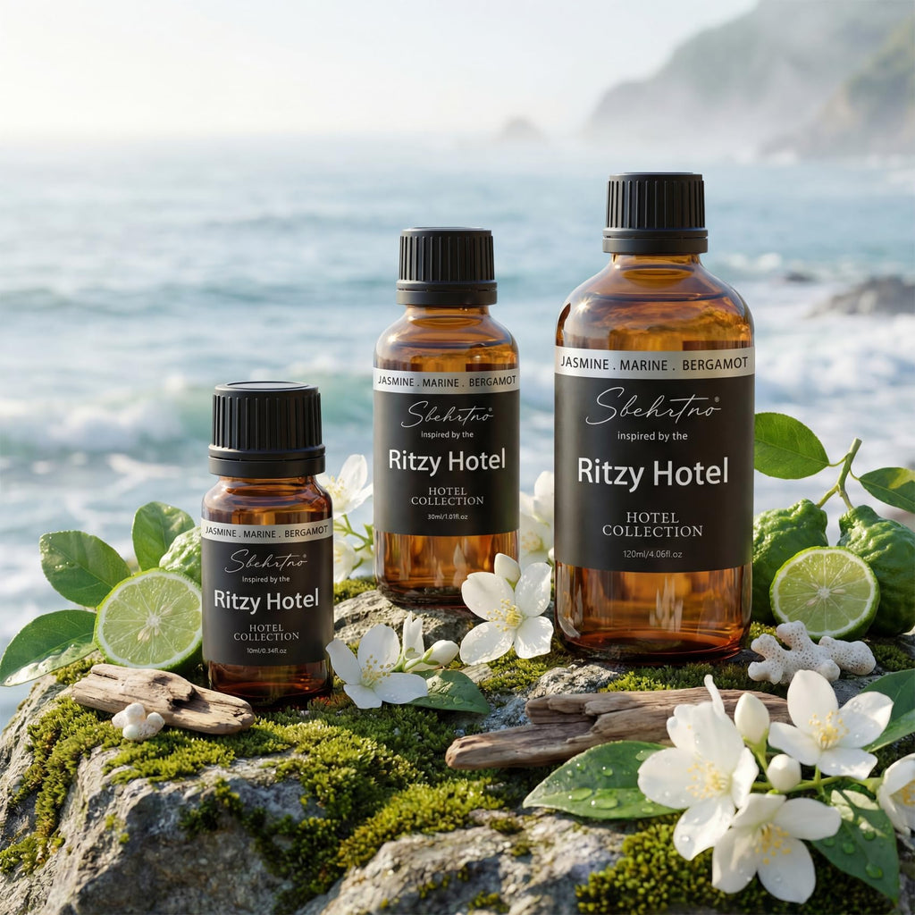 Sbehrtno Hotel Collection Diffuser Oil – Inspired by Iconic Five-Star Coastal Hotel Scents – for Essential Oil & Waterless Diffusers (0.34 Fl Oz (Pack of 1))