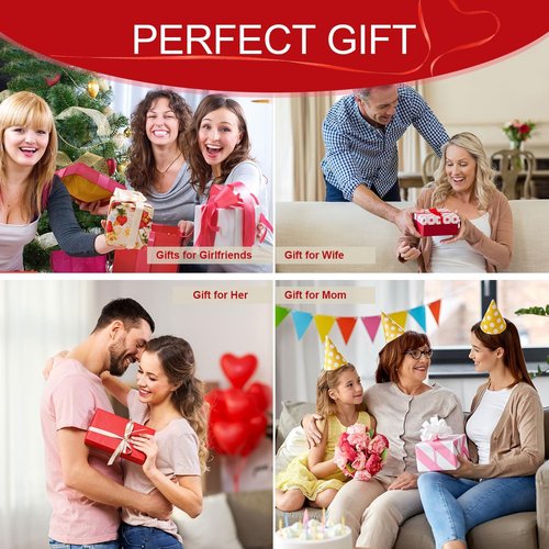 Agrul Mothers Day Roses Gifts for Mom,Forever Preserved Flowers Roses in a Heart Shape Box, for Wife Women Mom Grandma from Daughter,Fresh Flowers for Delivery/16Pcs Red