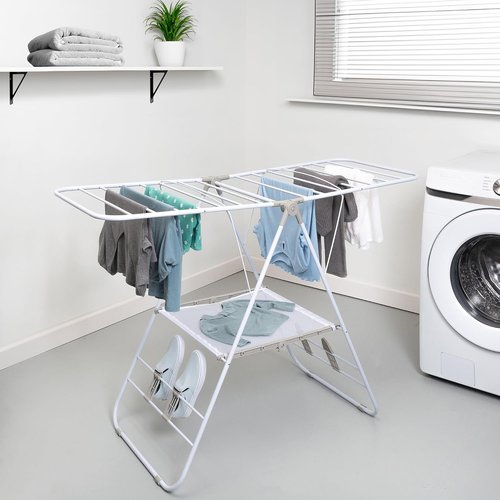 Honey-Can-Do Heavy-Duty Foldable Laundry Drying Rack - Portable Indoor/Outdoor Use, 50lb Capacity, Space-Saving Design