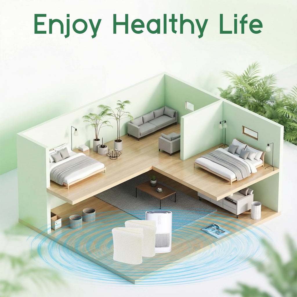 TOMOON MAF2 Humidifier Filter-Compatible with AIR.Care MAF2 MA0800 &Ken.more15408 154080 15508 14508 17006 29706 29988 29880C 758.15408 (4 Pack)