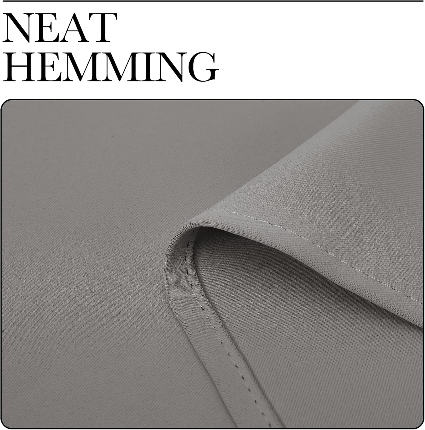 NICETOWN Blackout Curtains - Thermal Insulated Grommet Drapes for Office | Sand Color, 42 x 63 Inches