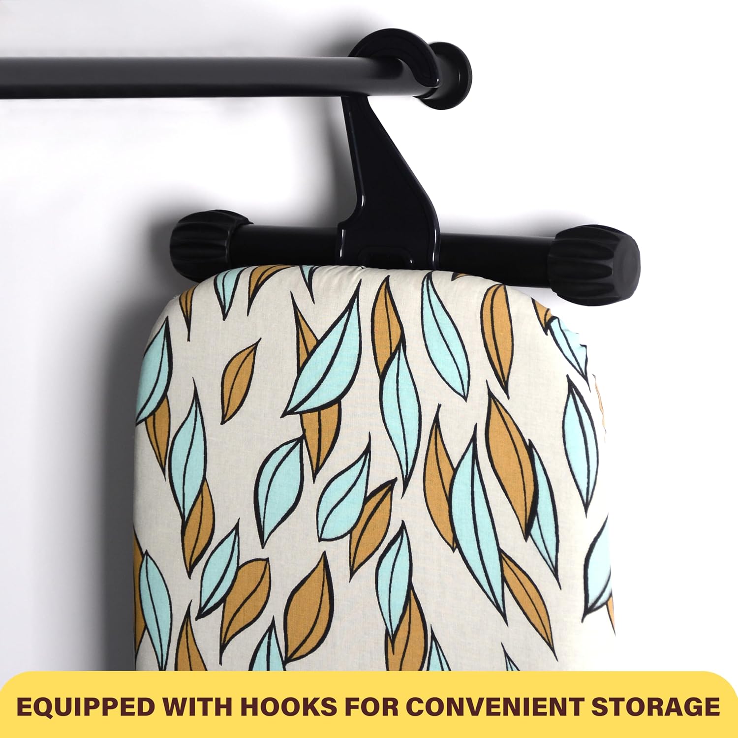 Veiox Ironing Board - Foldable Full Size with Heat Resistant Cover & Adjustable Height | 13x43 Inches
