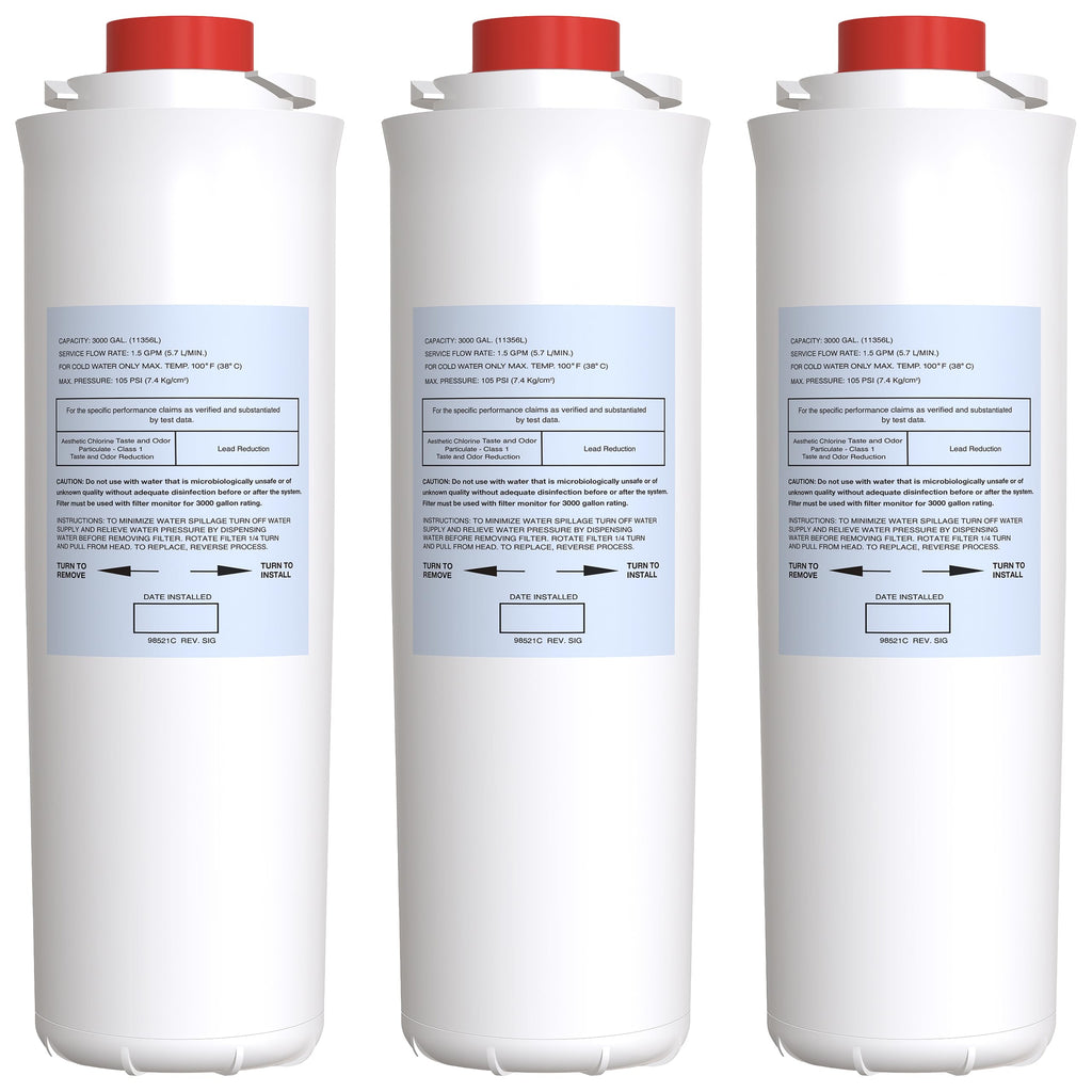 51300C Filter Compatible with Elkay EzH2O, Replacement for Elkay 51300C (No Chip - 3 Pack)