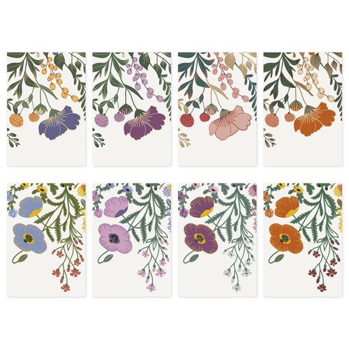 Cabbrix Magnetic Calendar for Fridge, 2026 Refrigerator Calendar Including January 2026 to June 2027 for Planning and Organizing Your Life, 13" x 11-1/2", Floral