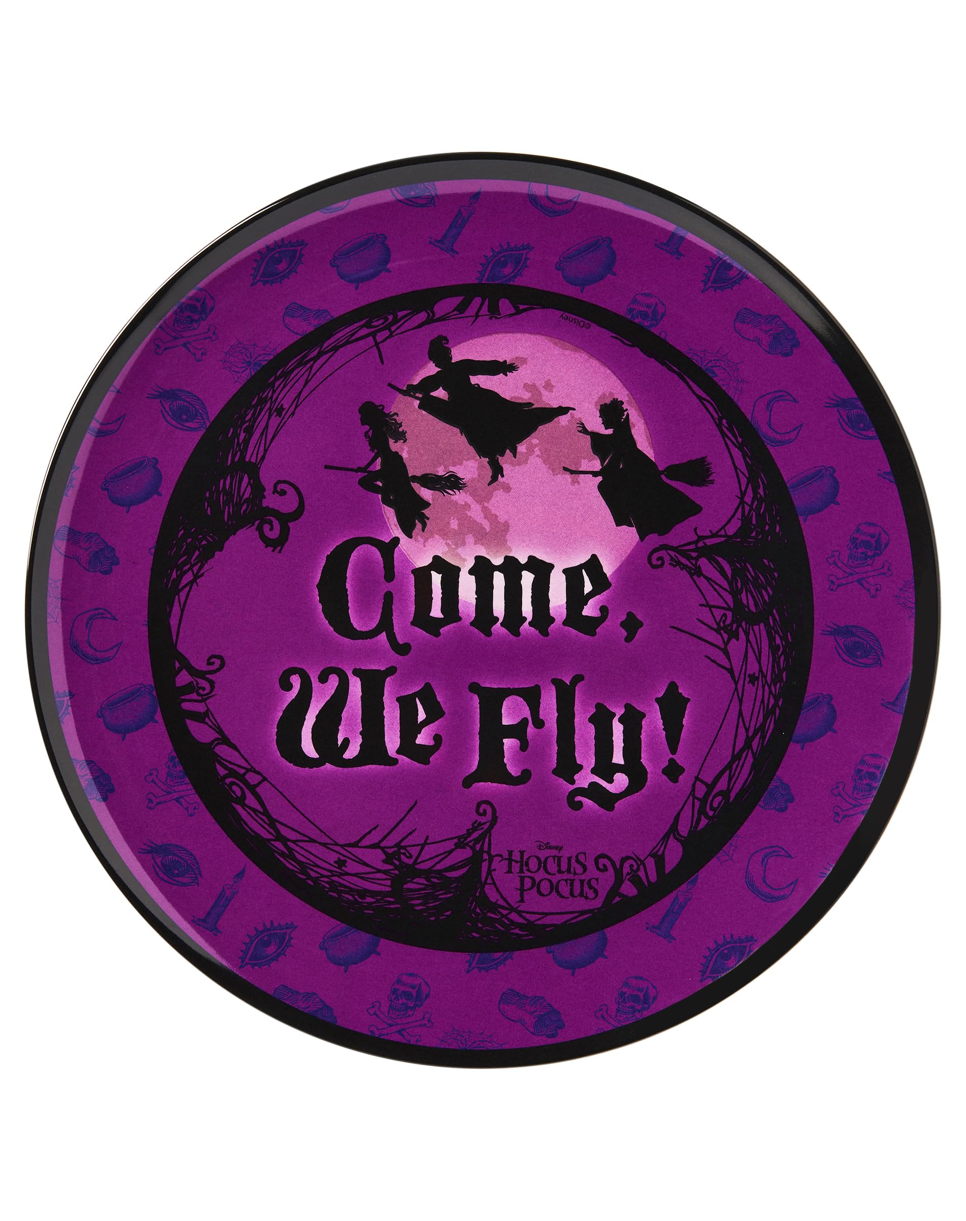 Spirit Halloween Hocus Pocus Party Kit | Officially Licensed | Halloween Party Decoration | Plates, Cups, and Hocus Pocus Tablecloth