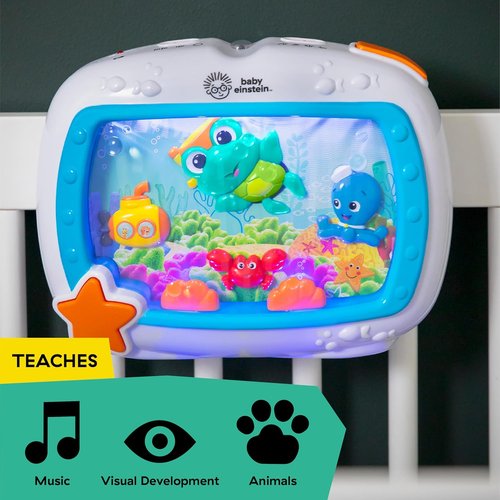 Baby Einstein Sea Dreams Soother - Musical Crib Toy & Sound Machine for Newborns