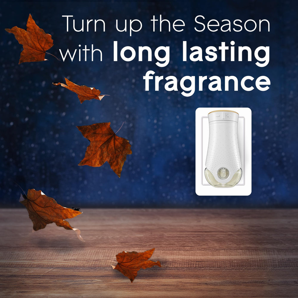 Glade PlugIns Refills Air Freshener, Scented and Essential Oils for Home and Bathroom, Fall Night Long, 1.34 Oz, 2 Count