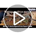 50 Pcs 7-Inch Leopard Print Paper Plates - Disposable Safari Party Supplies