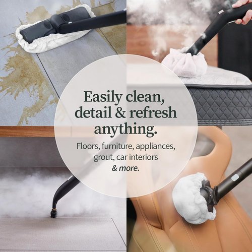 Dupray Neat Steam Cleaner - Powerful Chemical-Free Cleaning Kit with 17 Accessories | Kills 99.9% of Bacteria