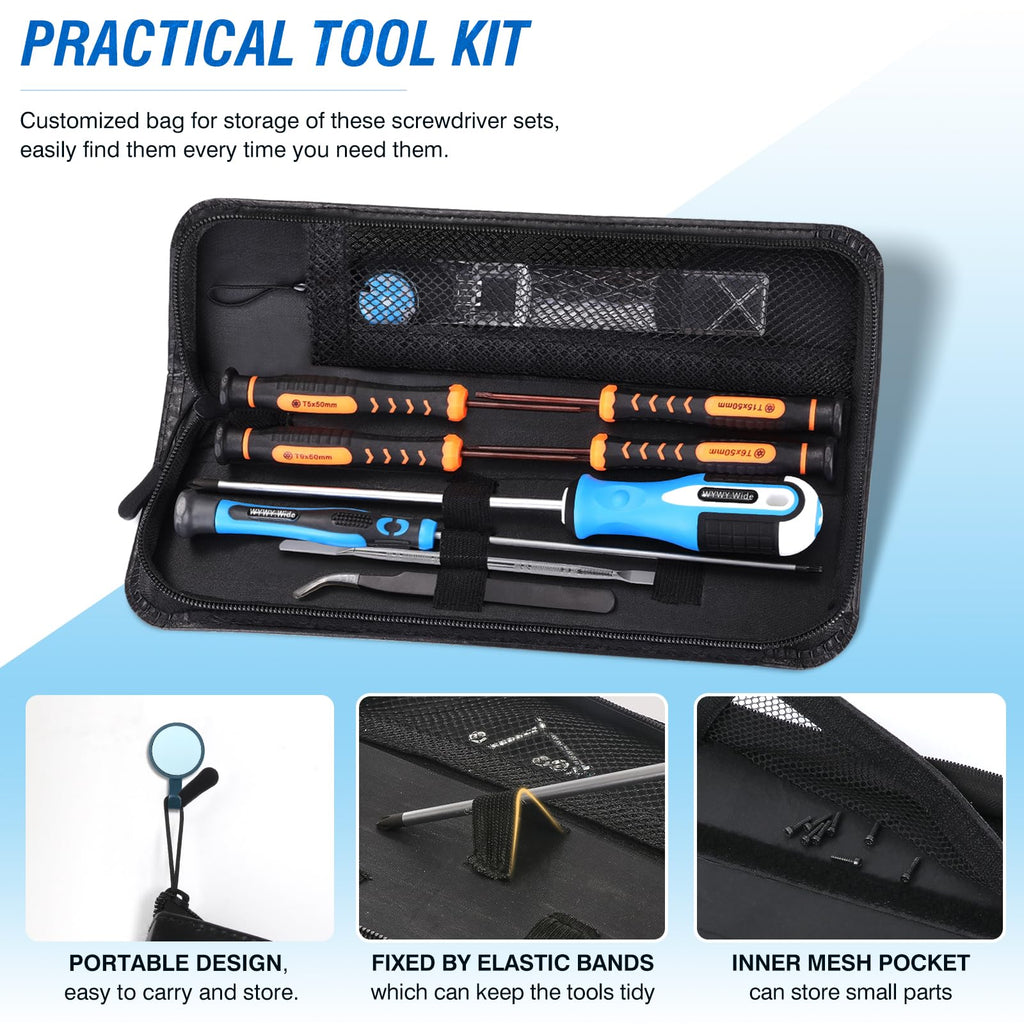 10PCS Customized Screwdriver Set Compatible with Dyson Ball/Outsize/Gen5 V6 V7 V8 V10 V11 V15 Vacuum Cleaner, Hairdryer, AM10 Humidifier, Precision Phillips and Torx Screwdrivers Disassembly Tool